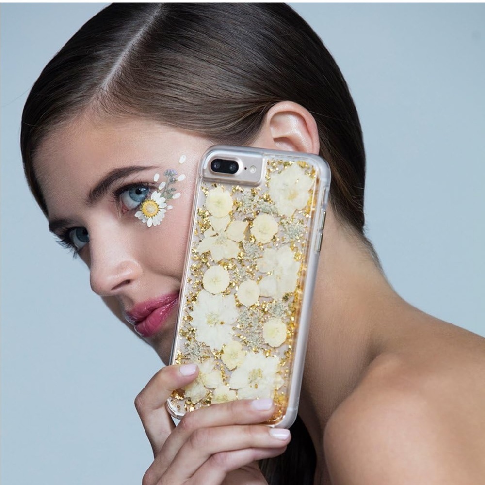 Case-Mate iPhone X Case - Karat Petals - Made with Real Flowers